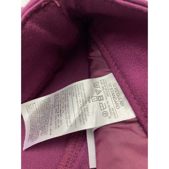 Old Navy Pixie Mid Rise Pants Size 12 Ladies Navy Blue New - Picture 12 of 12